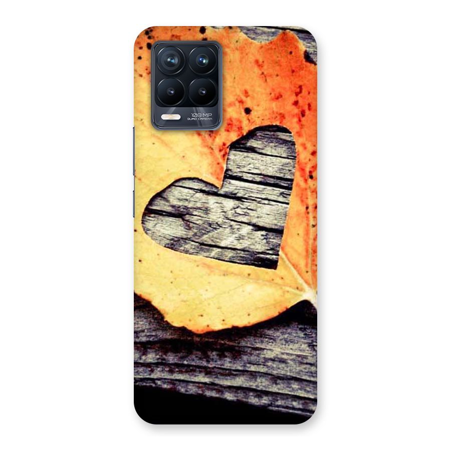 Wood Heart Leaf Back Case for Realme 8 Pro