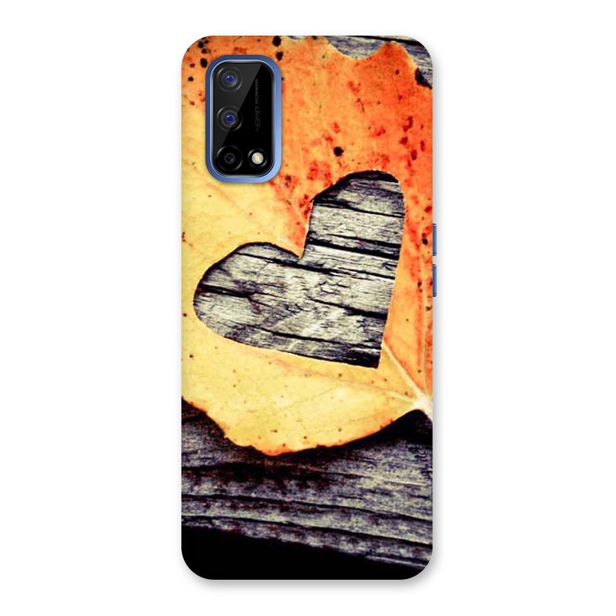 Wood Heart Leaf Back Case for Realme Narzo 30 Pro