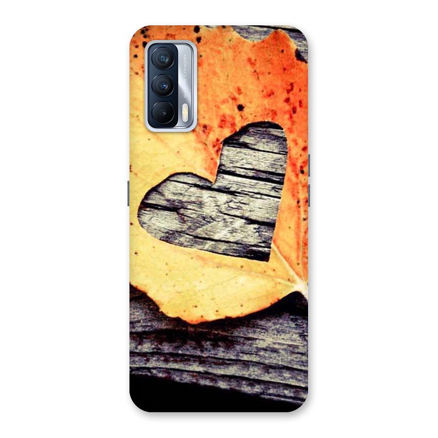 Wood Heart Leaf Back Case for Realme X7