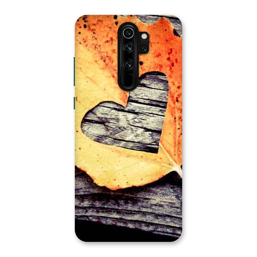 Wood Heart Leaf Back Case for Redmi Note 8 Pro