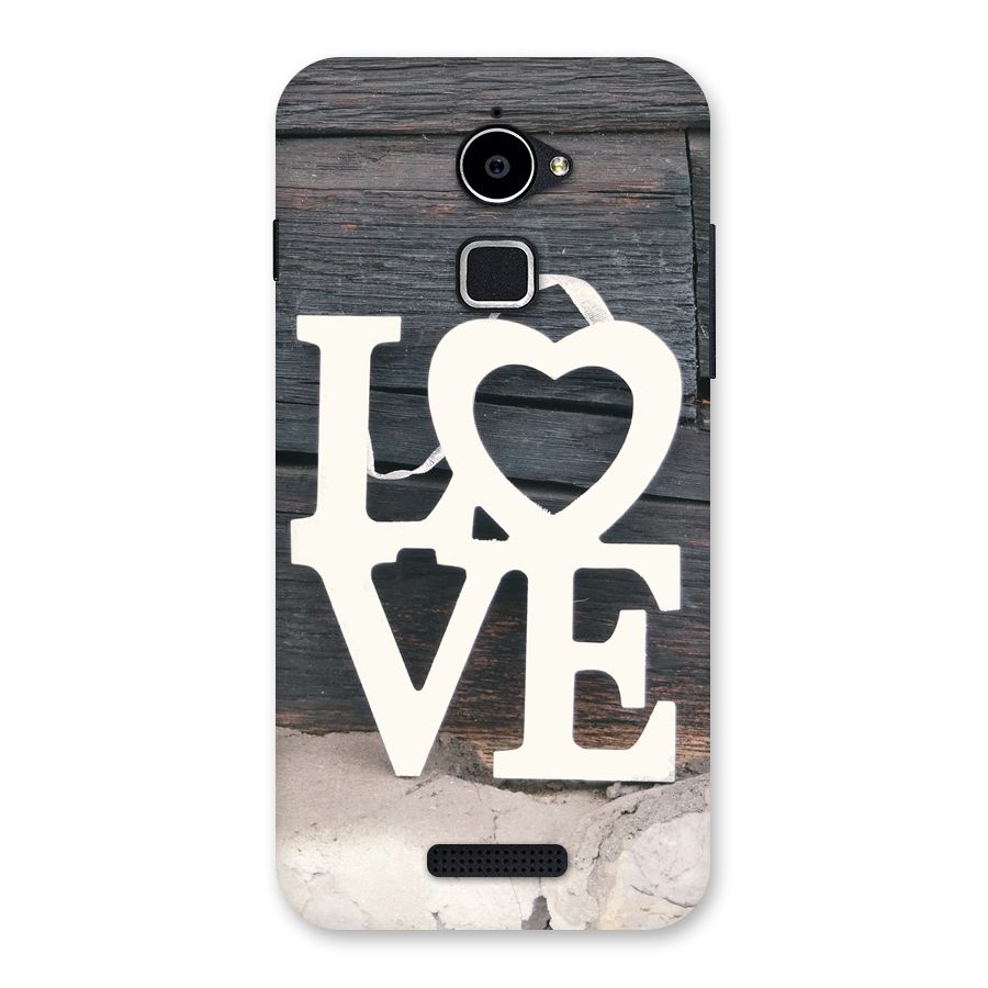 Wood Love Lock Back Case for Coolpad Note 3 Lite