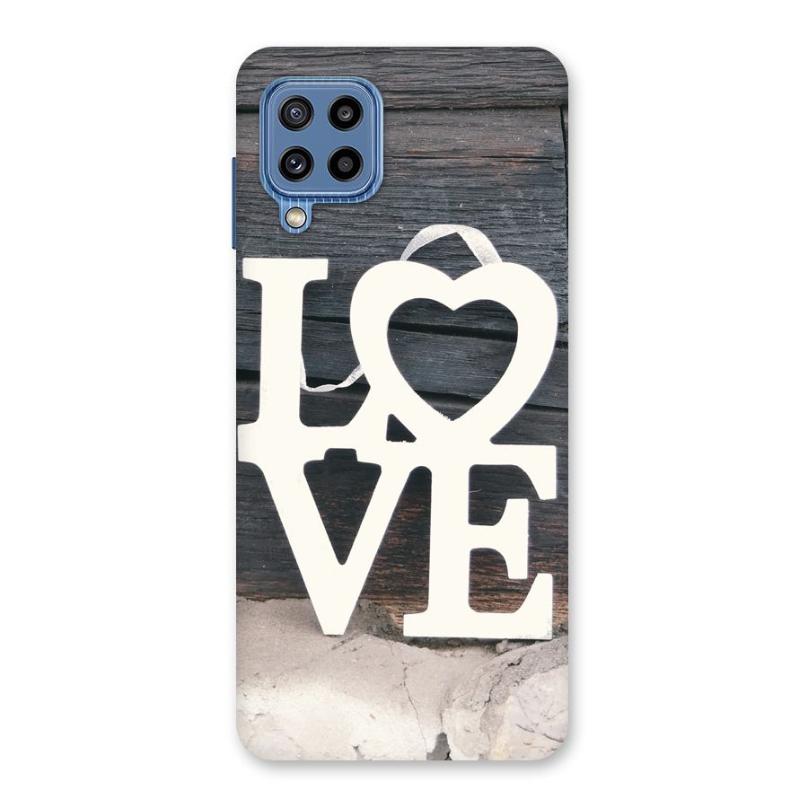 Wood Love Lock Back Case for Galaxy M32