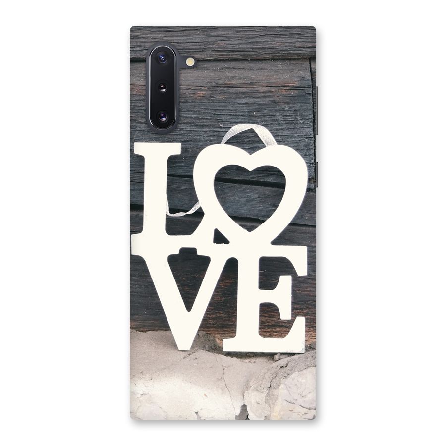 Wood Love Lock Back Case for Galaxy Note 10