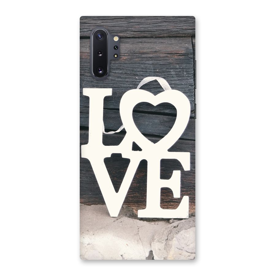 Wood Love Lock Back Case for Galaxy Note 10 Plus