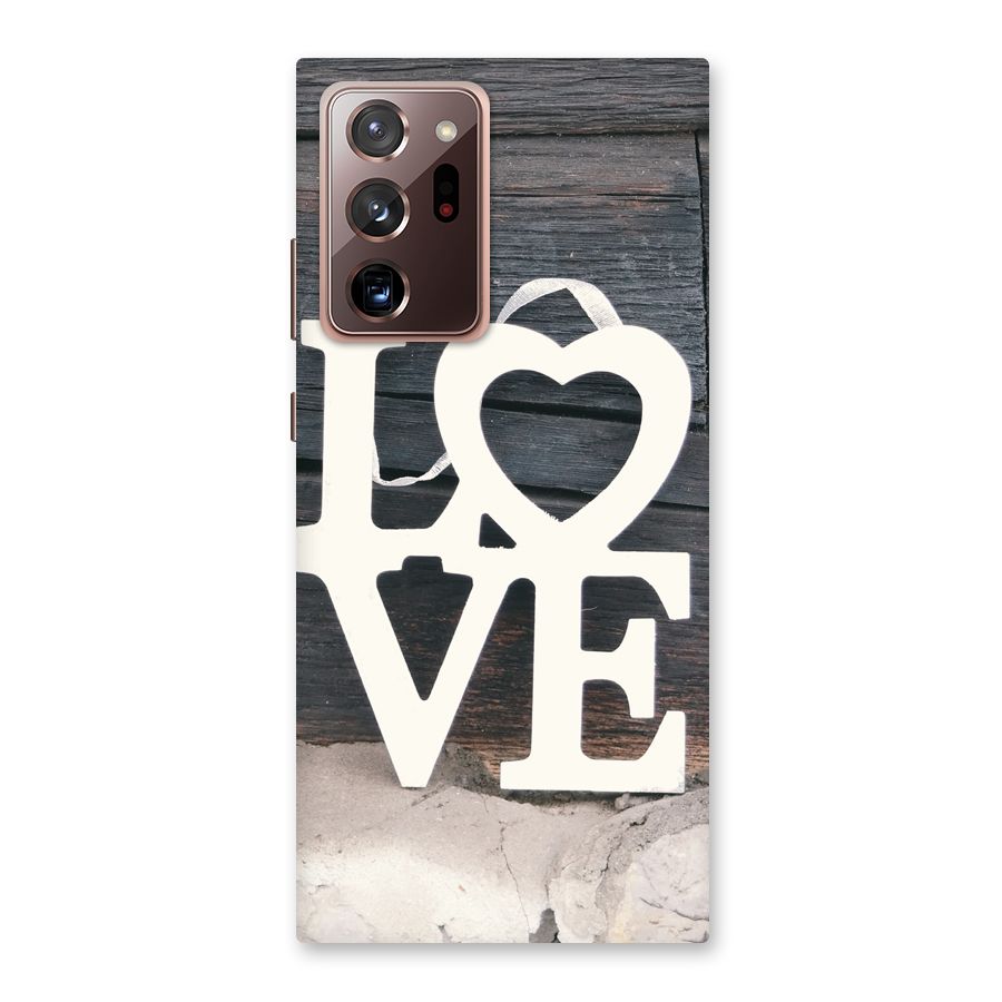 Wood Love Lock Back Case for Galaxy Note 20 Ultra