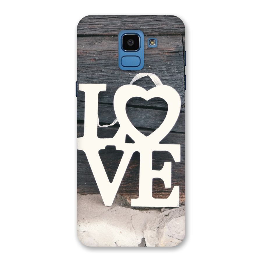 Wood Love Lock Back Case for Galaxy On6