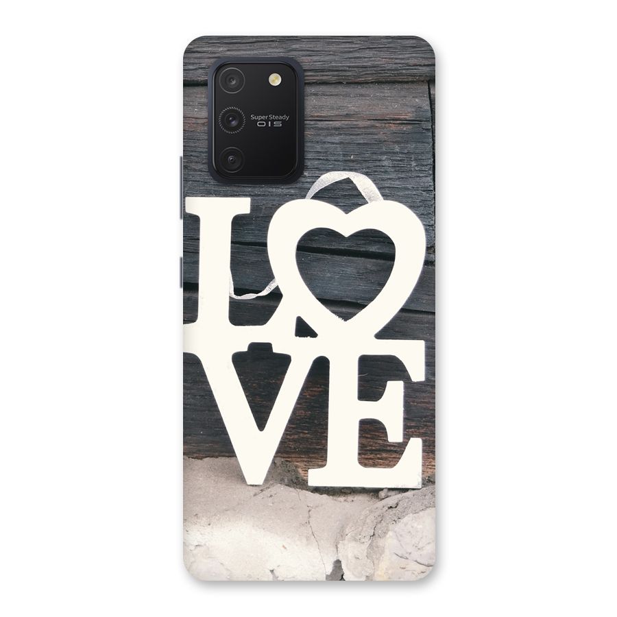 Wood Love Lock Back Case for Galaxy S10 Lite