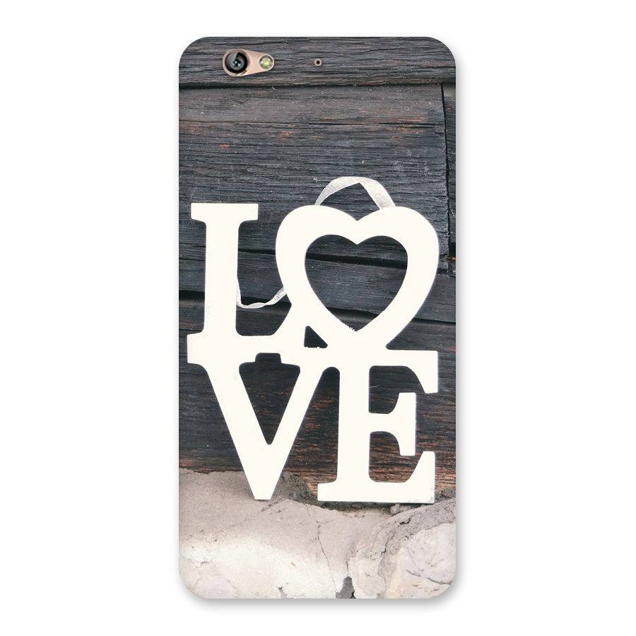 Wood Love Lock Back Case for Gionee S6