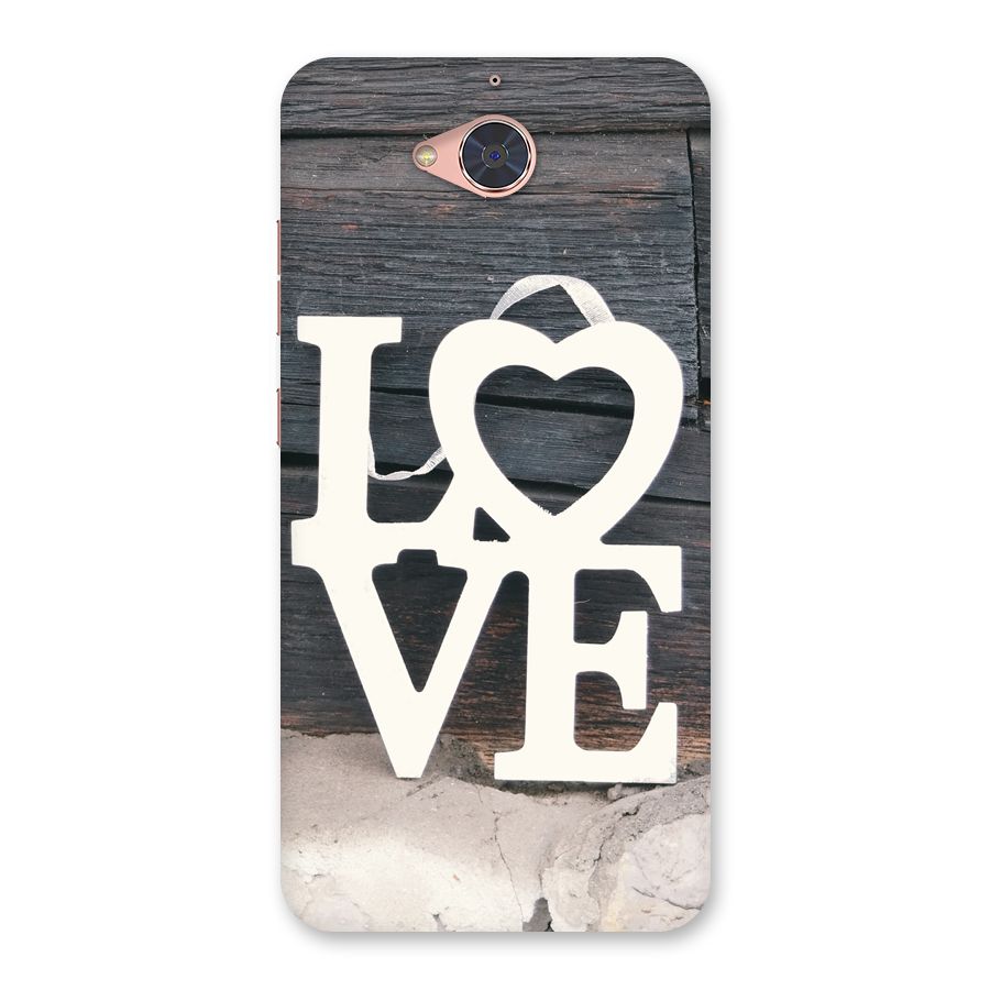 Wood Love Lock Back Case for Gionee S6 Pro