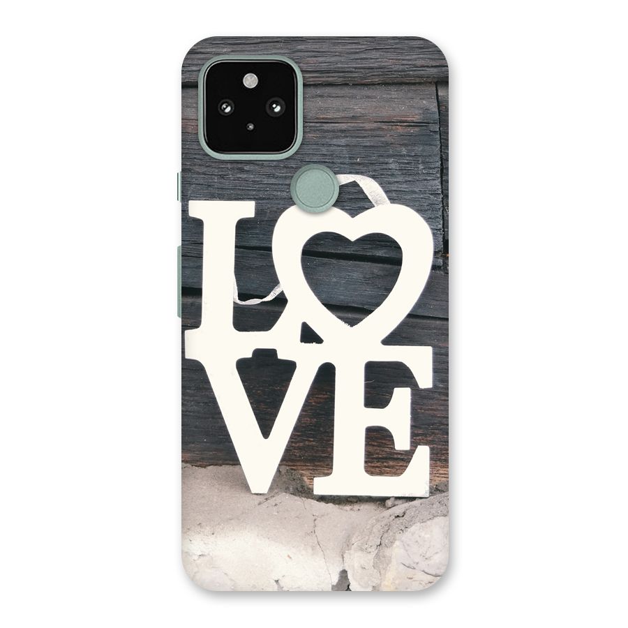 Wood Love Lock Back Case for Google Pixel 5