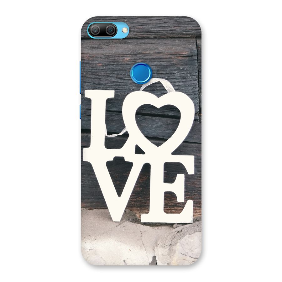Wood Love Lock Back Case for Honor 9N