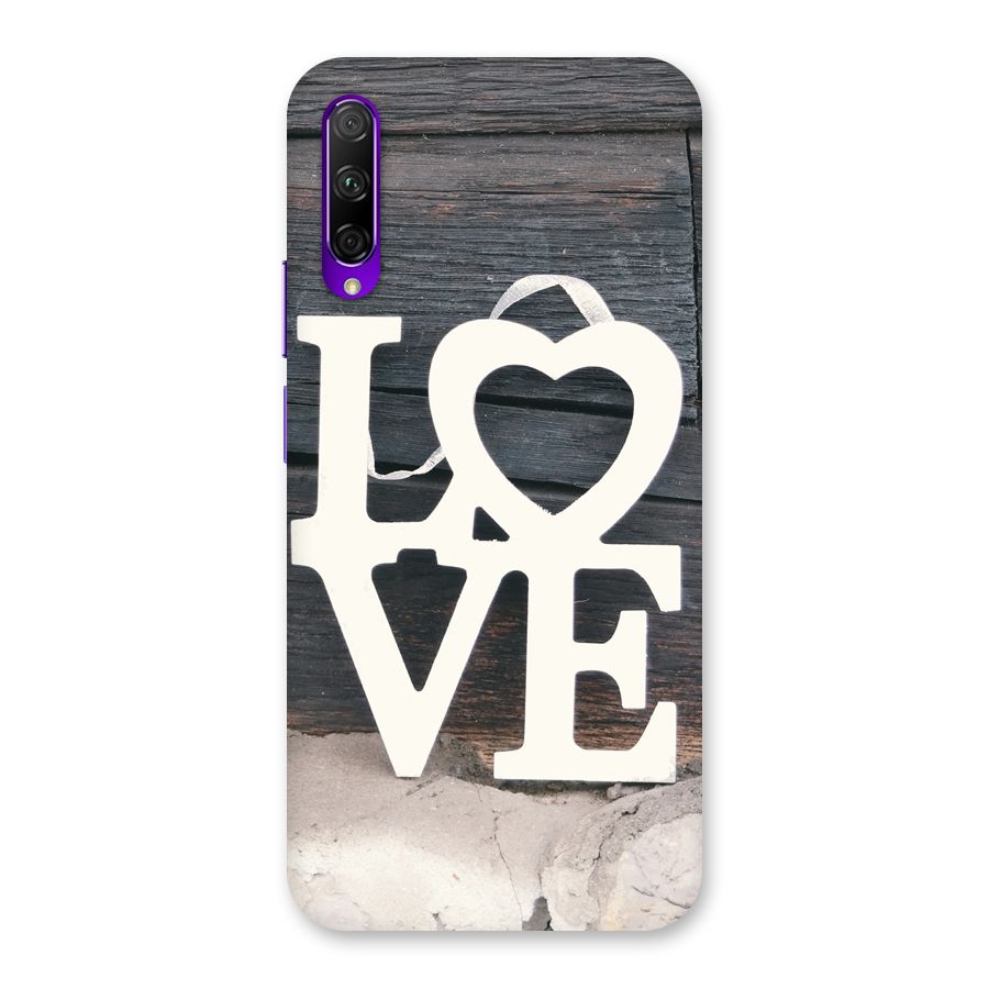 Wood Love Lock Back Case for Honor 9X Pro