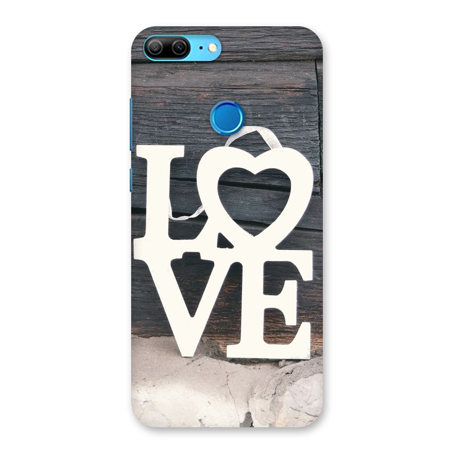 Wood Love Lock Back Case for Honor 9 Lite