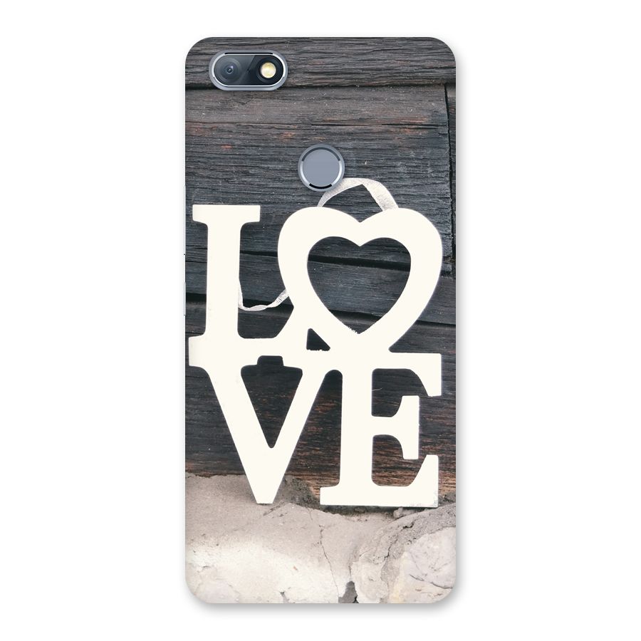 Wood Love Lock Back Case for Infinix Note 5