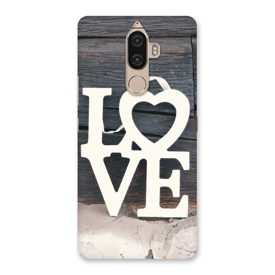 Wood Love Lock Back Case for Lenovo K8 Note