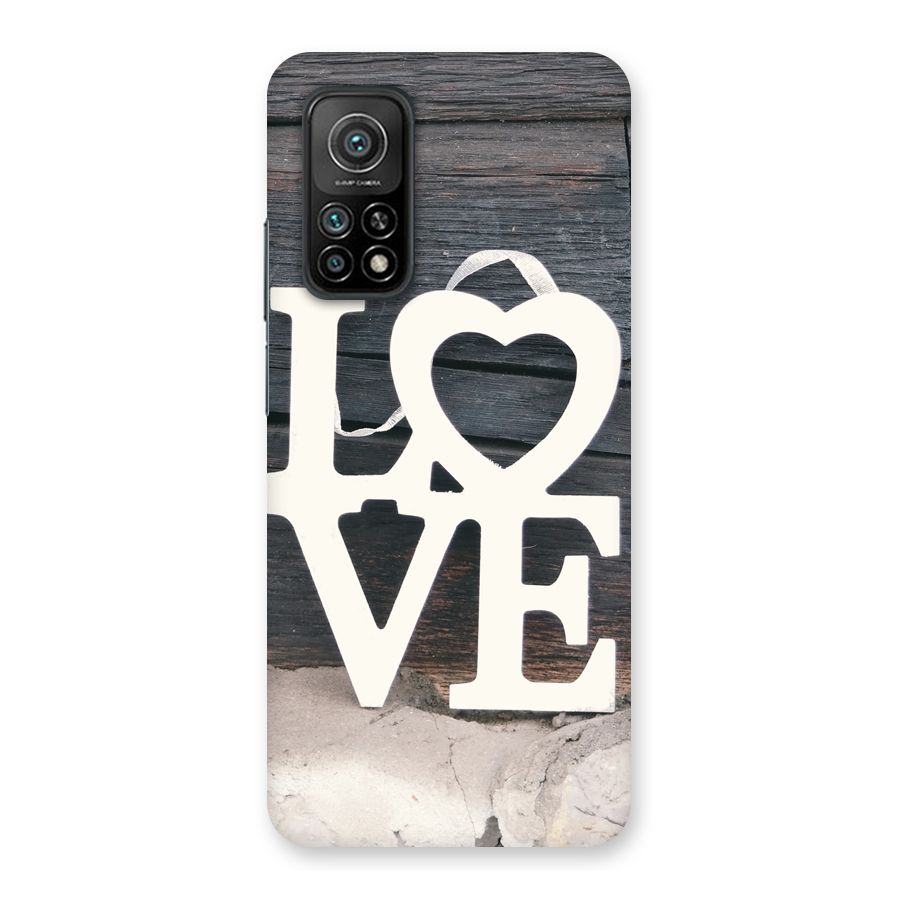 Wood Love Lock Back Case for Mi 10T 5G