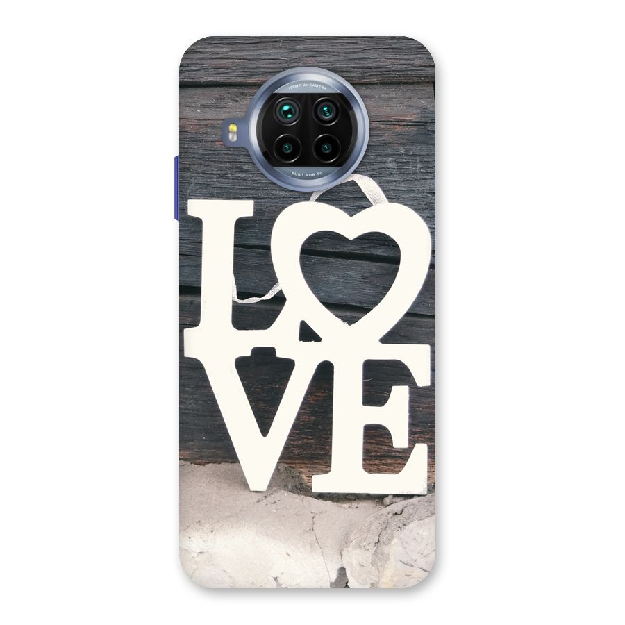 Wood Love Lock Back Case for Mi 10i