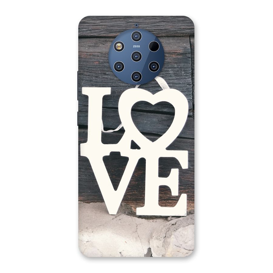 Wood Love Lock Back Case for Nokia 9 PureView