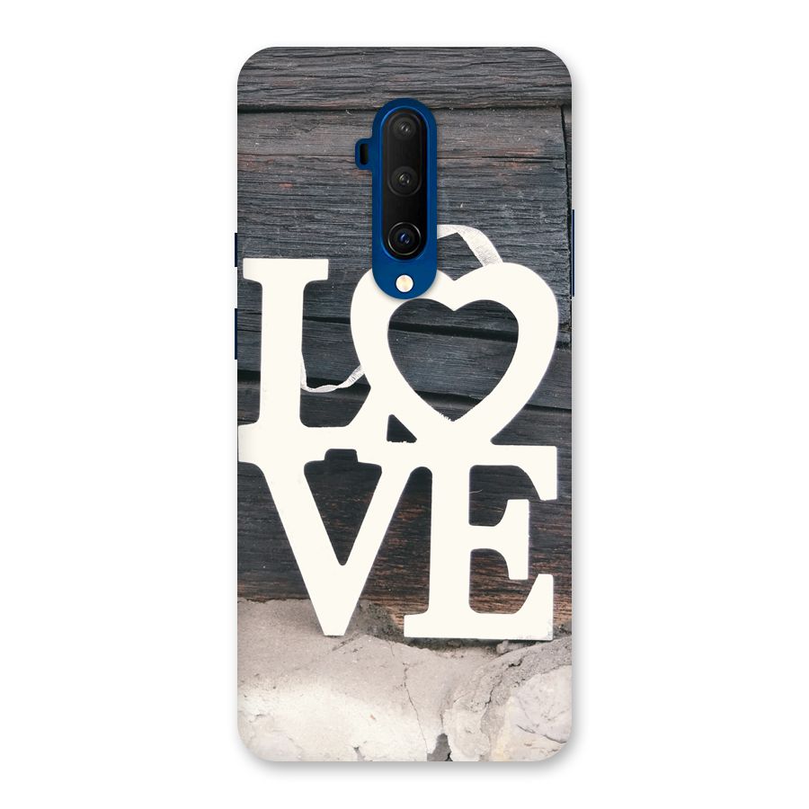 Wood Love Lock Back Case for OnePlus 7T Pro
