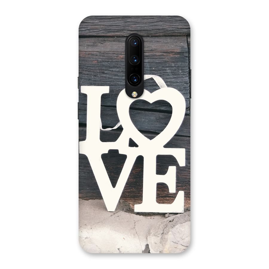Wood Love Lock Back Case for OnePlus 7 Pro