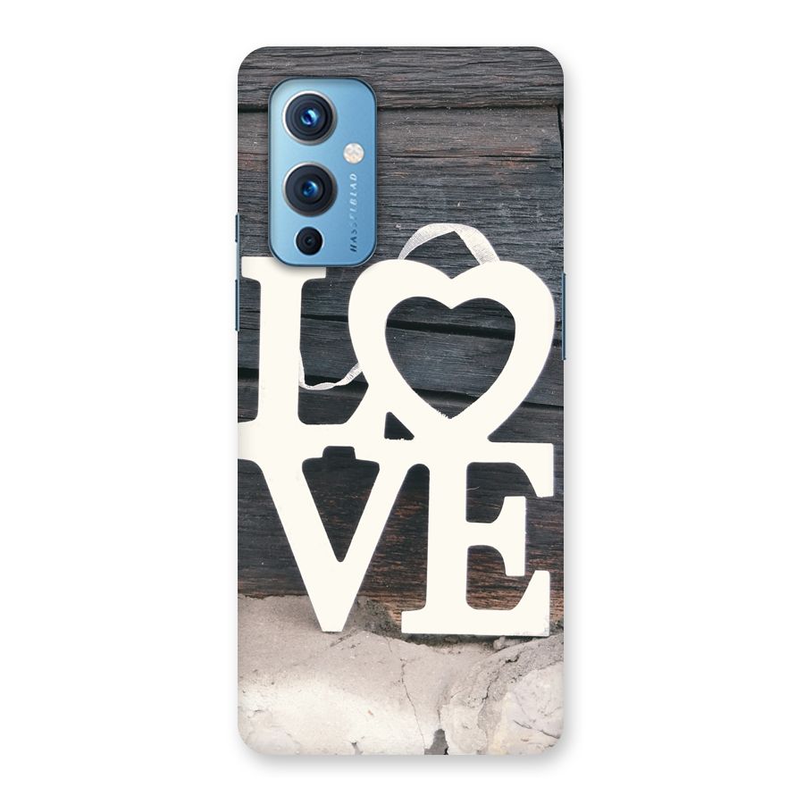 Wood Love Lock Back Case for OnePlus 9