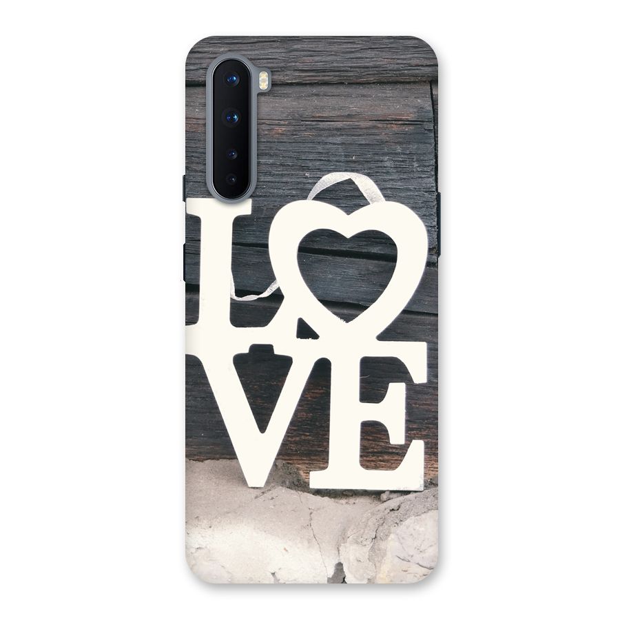 Wood Love Lock Back Case for OnePlus Nord