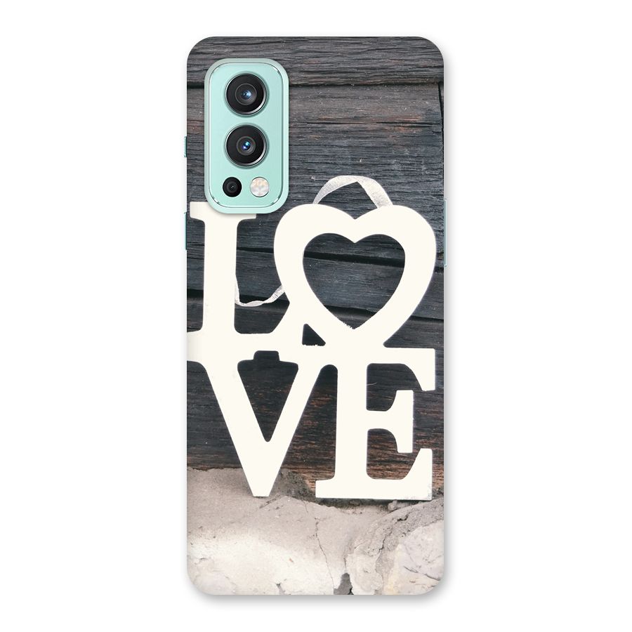 Wood Love Lock Back Case for OnePlus Nord 2 5G