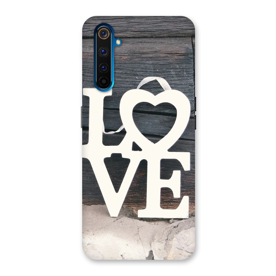 Wood Love Lock Back Case for Realme 6 Pro