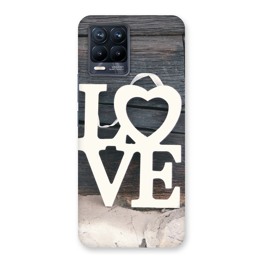 Wood Love Lock Back Case for Realme 8 Pro