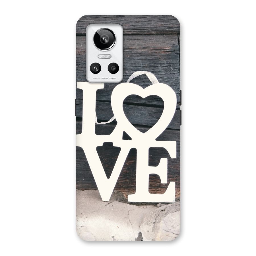 Wood Love Lock Back Case for Realme GT Neo 3