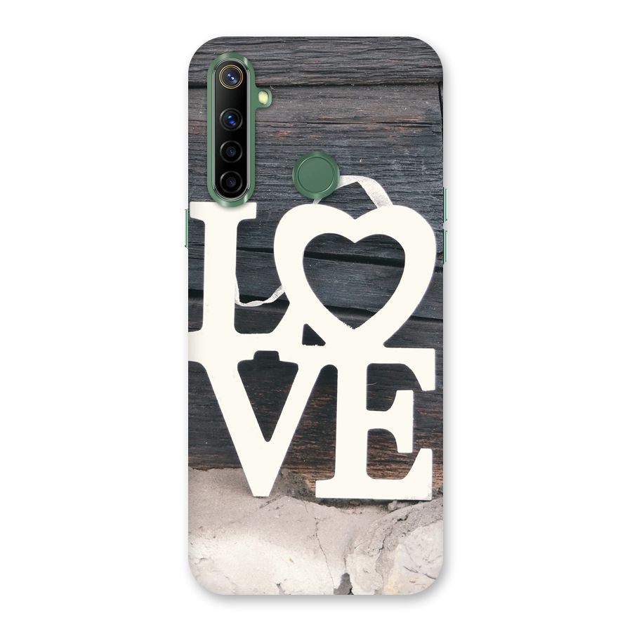 Wood Love Lock Back Case for Realme Narzo 10