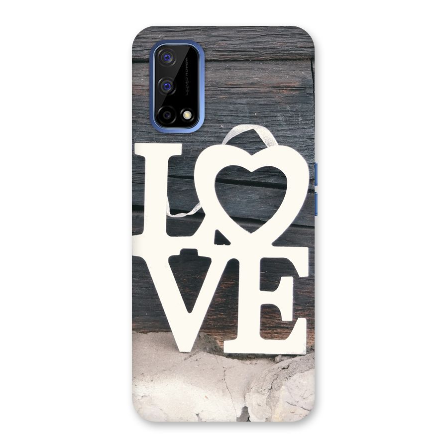Wood Love Lock Back Case for Realme Narzo 30 Pro