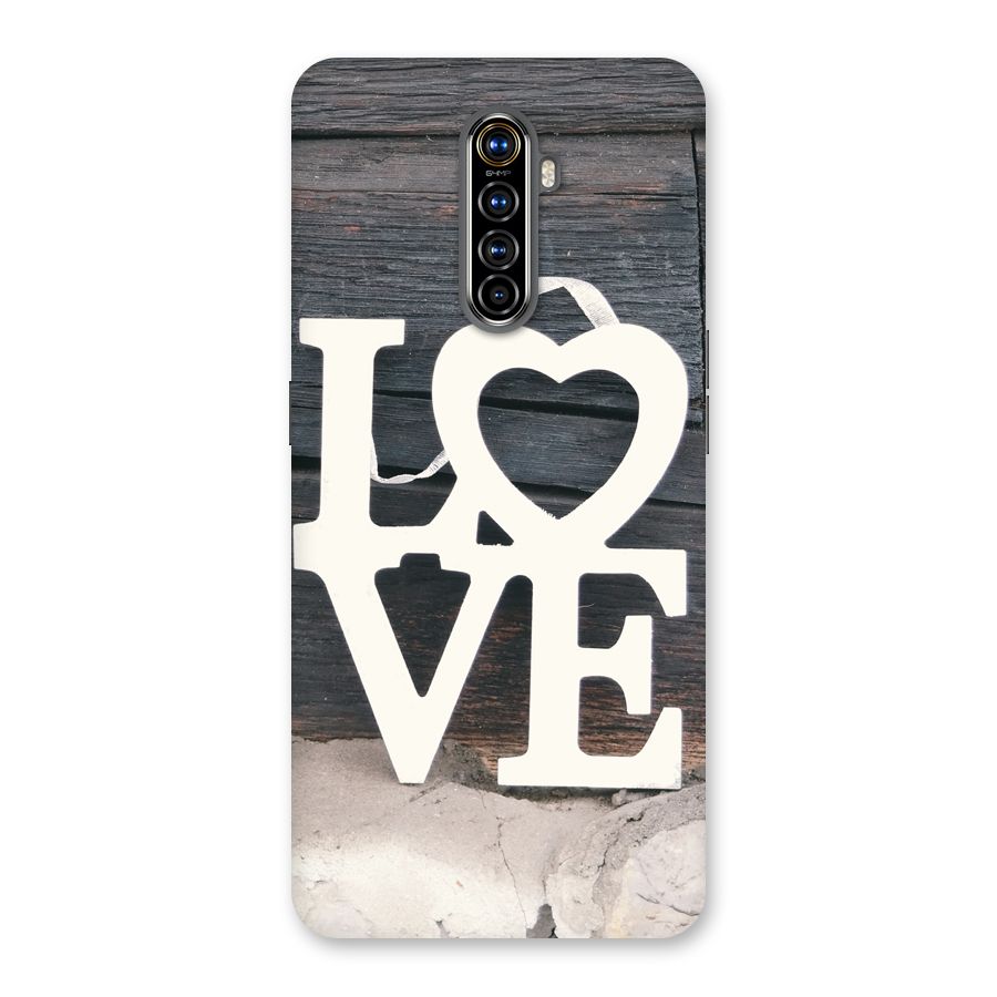 Wood Love Lock Back Case for Realme X2 Pro