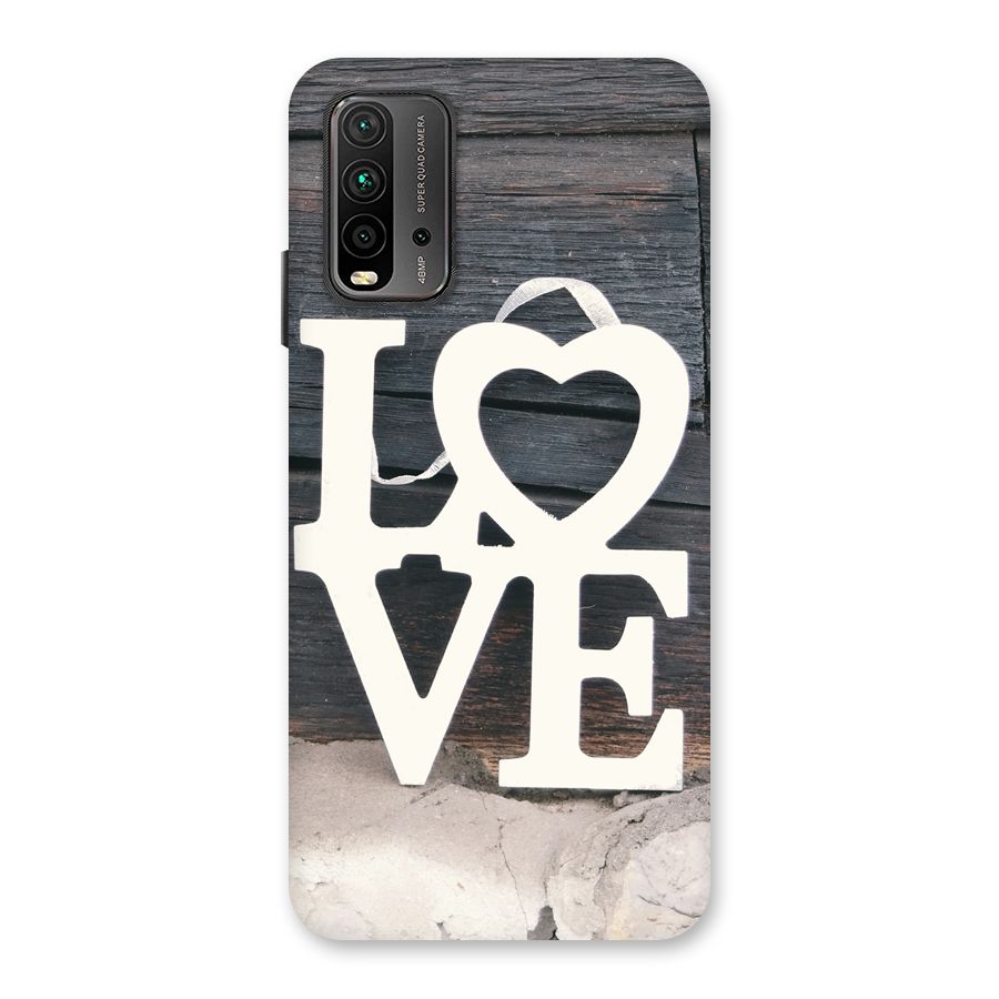 Wood Love Lock Back Case for Redmi 9 Power