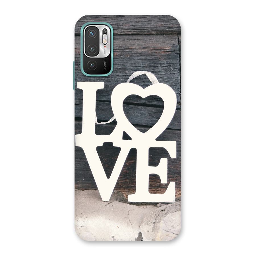 Wood Love Lock Back Case for Redmi Note 10T 5G