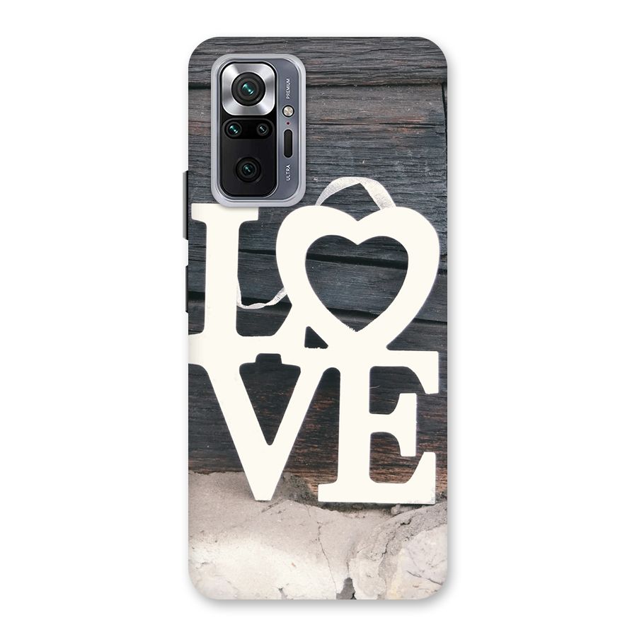 Wood Love Lock Back Case for Redmi Note 10 Pro Max