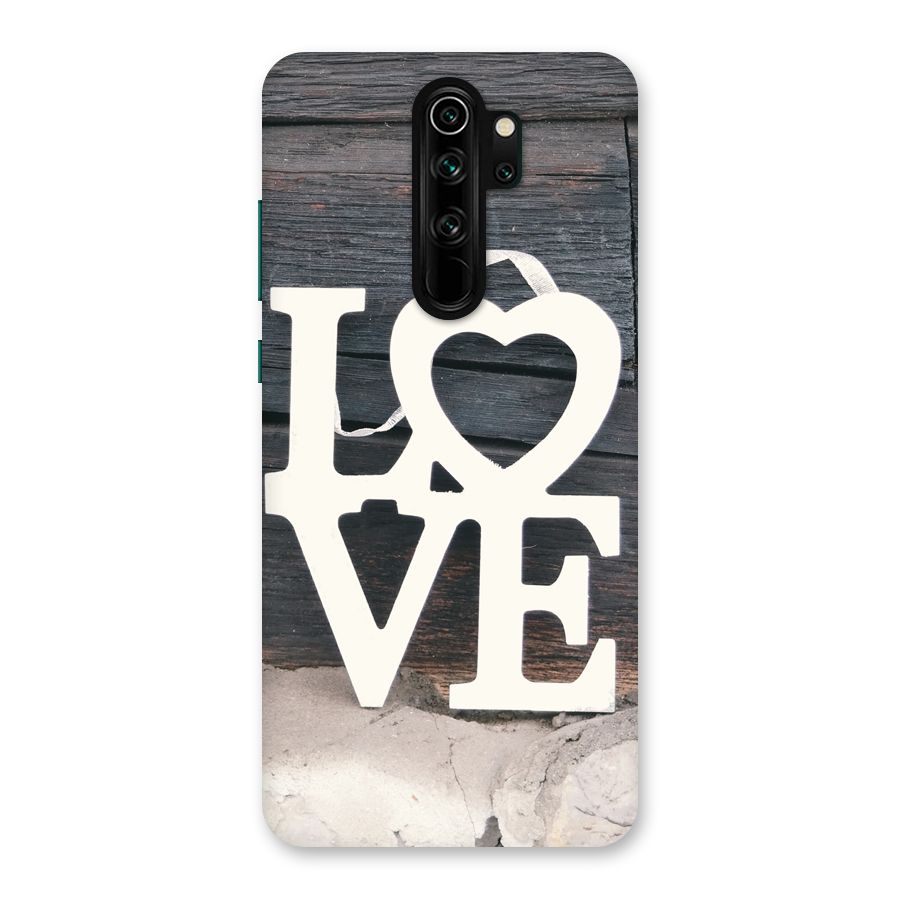 Wood Love Lock Back Case for Redmi Note 8 Pro