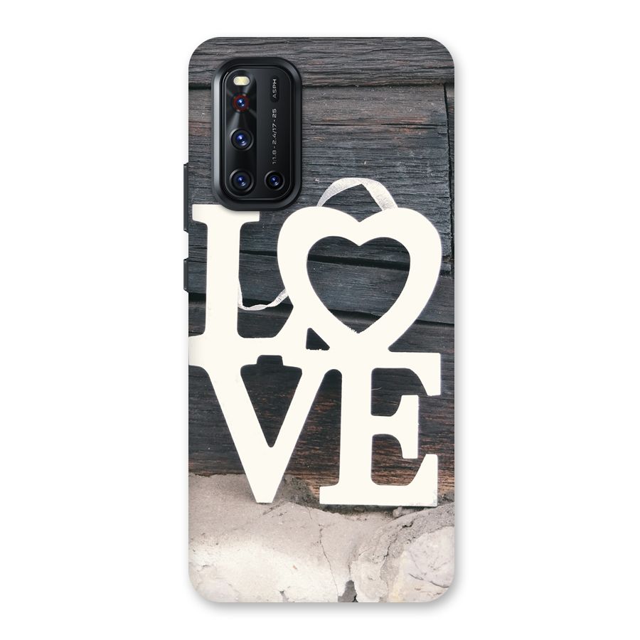Wood Love Lock Back Case for Vivo V19