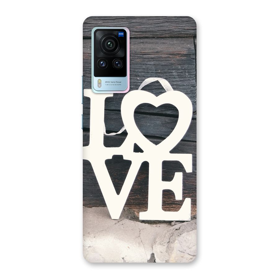 Wood Love Lock Back Case for Vivo X60 Pro
