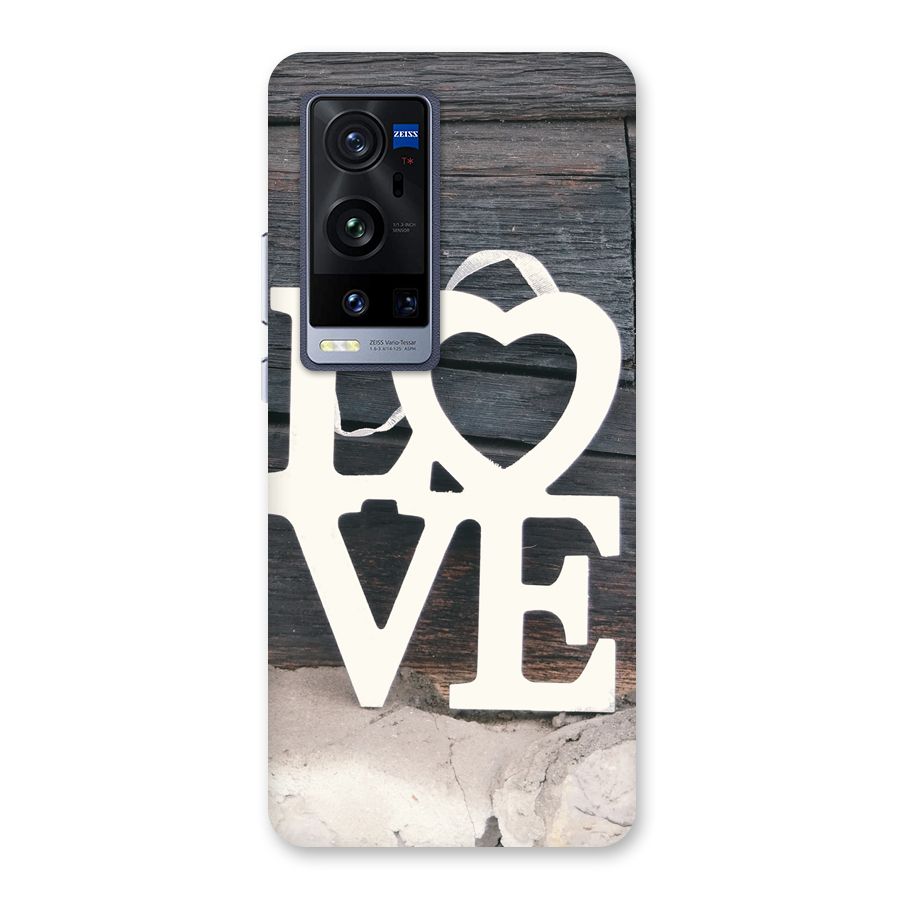 Wood Love Lock Back Case for Vivo X60 Pro Plus