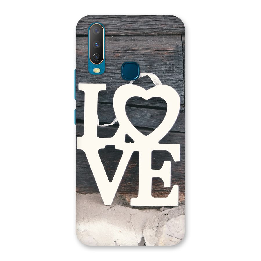 Wood Love Lock Back Case for Vivo Y11