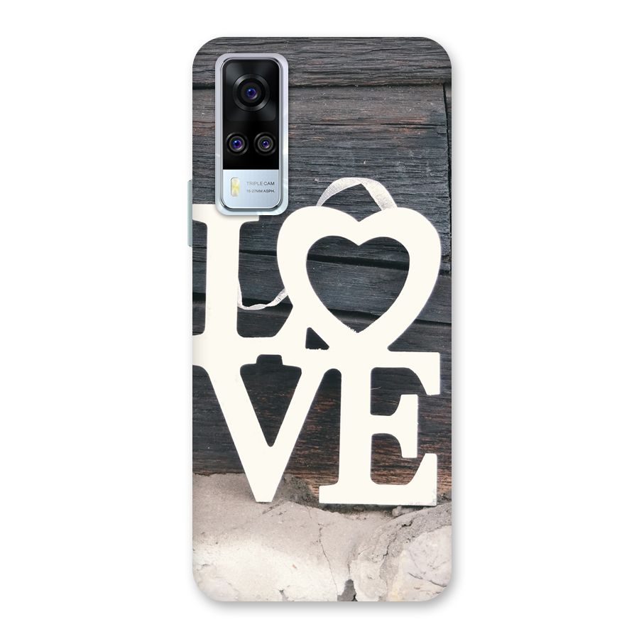 Wood Love Lock Back Case for Vivo Y31