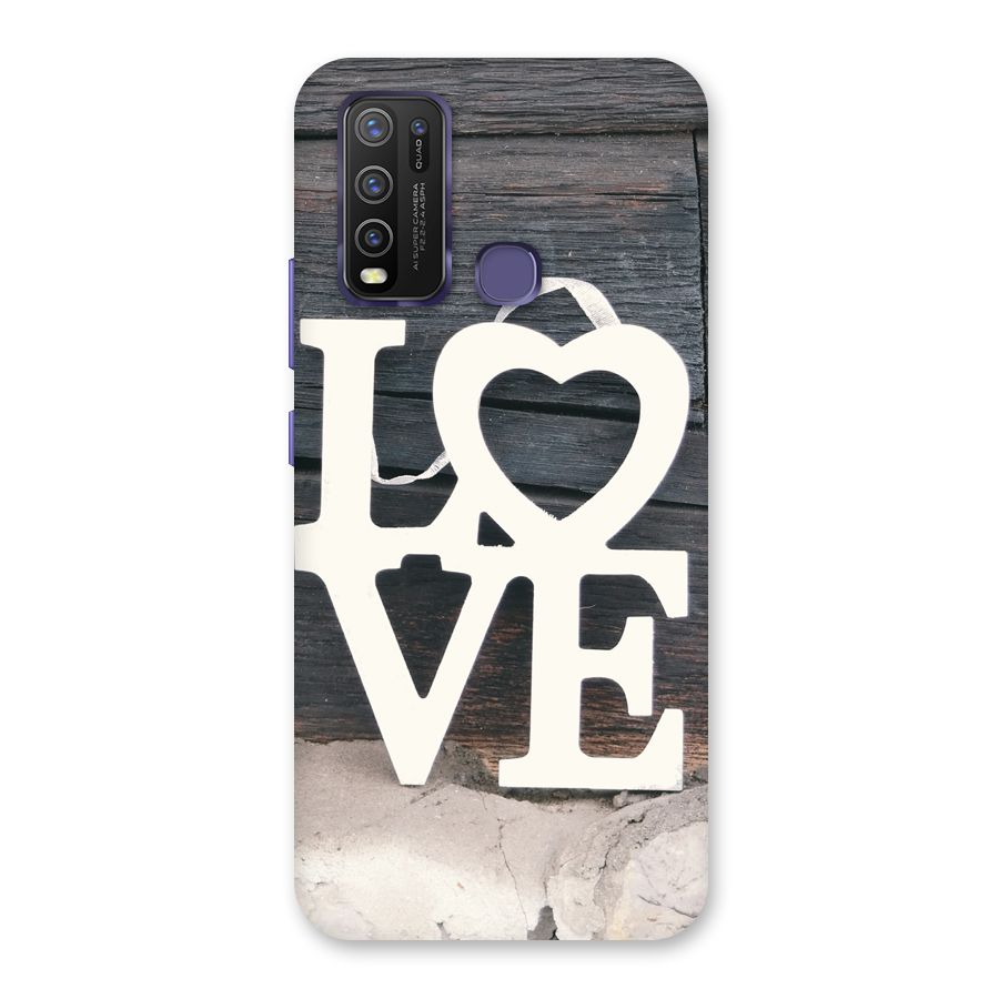 Wood Love Lock Back Case for Vivo Y50