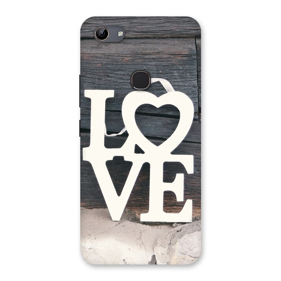 Wood Love Lock Back Case for Vivo Y81