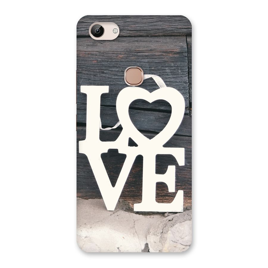 Wood Love Lock Back Case for Vivo Y83