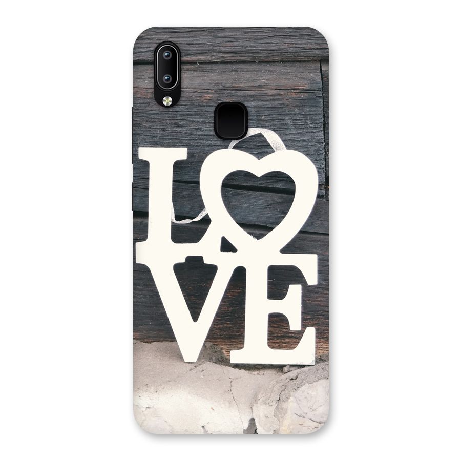 Wood Love Lock Back Case for Vivo Y93