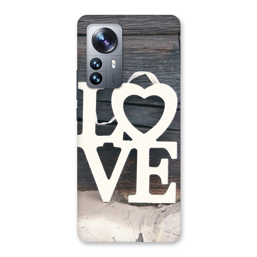 Wood Love Lock Back Case for Xiaomi 12 Pro