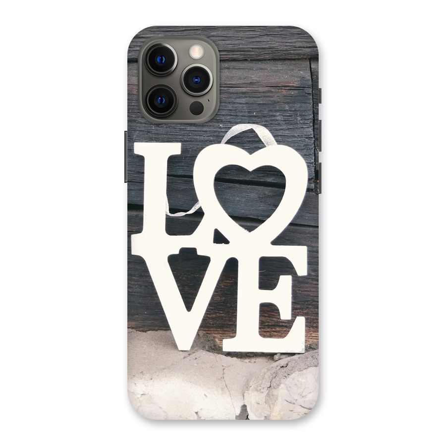 Wood Love Lock Back Case for iPhone 12 Pro Max