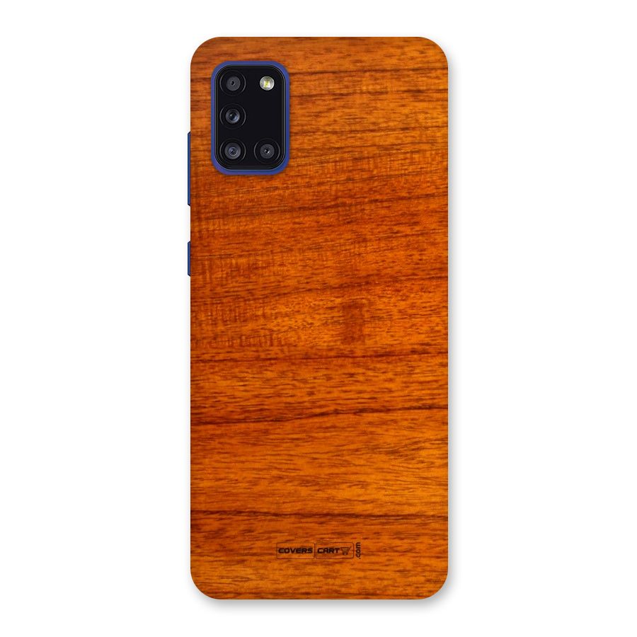 Wood Texture Design Back Case for Galaxy A31