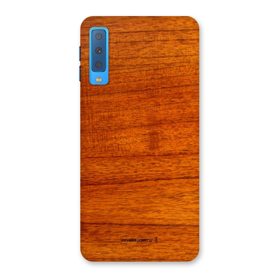 Wood Texture Design Back Case for Galaxy A7 (2018)